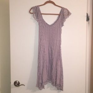 Lilac purple lace dress urban outfitters